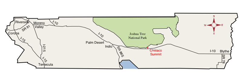 Riverside County Map